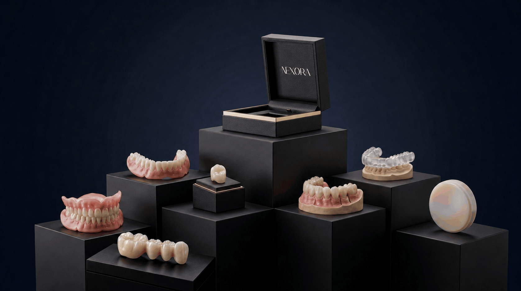 Nexora dental restorations and appliances showcase